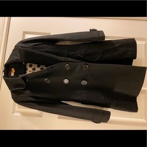 Women’s black Tulle coat